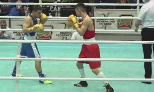 Видео боя казахстанского боксера против олимпийского чемпиона из Узбекистана с тотальным превосходством