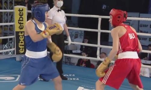 Видео боя чемпионки мира из Казахстана за «золото» «малого ЧМ»