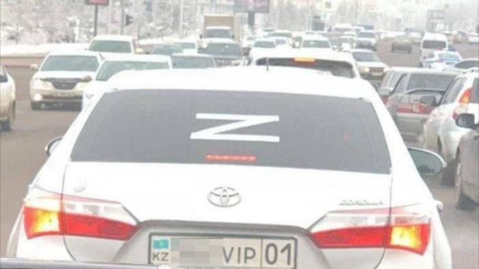 Авто с наклейкой Z: водителя оштрафовали в Нур-Султане
                01 марта 2022, 19:28