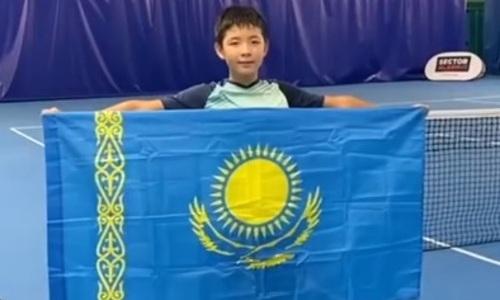 14-летний теннисист из Казахстана возглавил рейтинг элитного европейского турнира