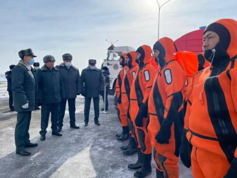 Первый вице-министр по ЧС проверил готовность карагандинских спасателей к паводкам