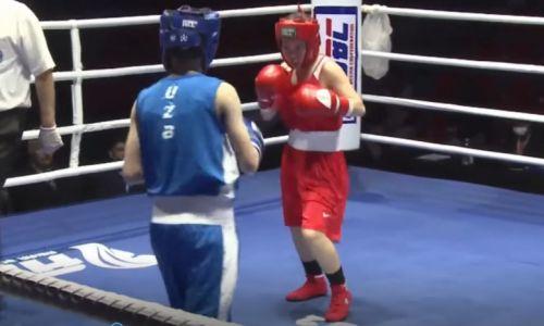 Нокаутом завершился бой Казахстана и Узбекистана на чемпионате Азии по боксу. Видео