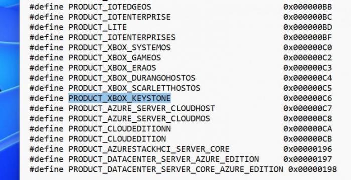В базе данных Microsoft было замечено кодовое название Xbox Keystone