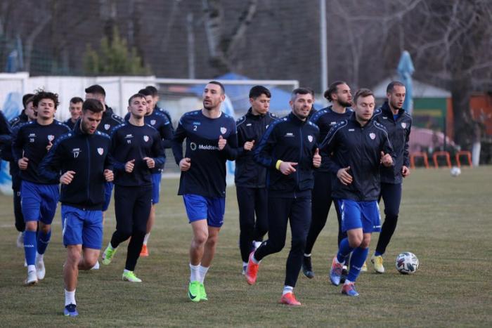 Фоторепортаж с тренировки сборной Молдовы перед матчем с Казахстаном