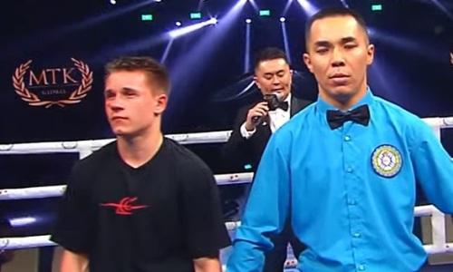 20-летний казахстанский боксер впервые не смог выиграть нокаутом в профи
