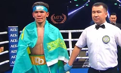 Сенсацией завершился бой непобежденного казахстанского боксера