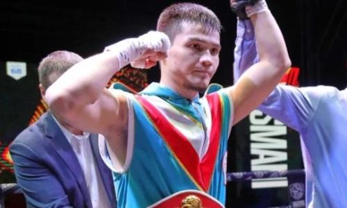 Непобежденный боксер из Казахстана взлетел в мировом рейтинге после нокаута в бою за титул чемпиона мира