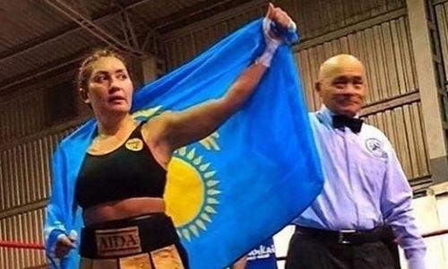 Известная казахстанская боксерша объявила новую дату своего следующего боя