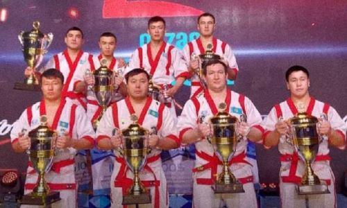 Определены чемпионы турнира «Лучшие из лучших» по казахша курес