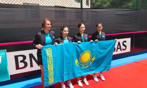 Казахстанцы одержали первую победу на юниорском «Кубке Билли Джин Кинг»