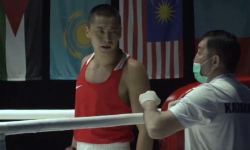Казахстанский боксер в бою с нокдауном гарантировал себе медаль турнира в Таиланде