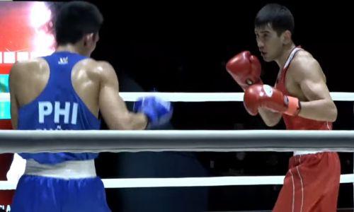 Видео полного боя с четырьмя нокдаунами капитана сборной Казахстана по боксу за медаль турнира в Таиланде
