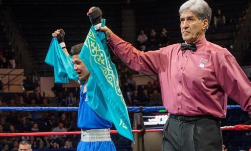 Казахстанский боксер «удосрочил» соперника и выиграл турнир в США