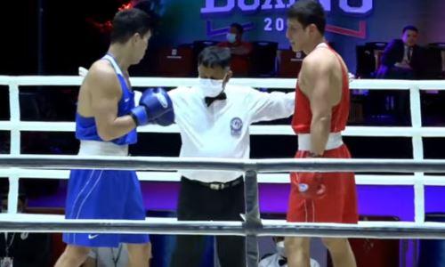 В бою между казахстанцами определился призер и финалист турнира по боксу в Таиланде