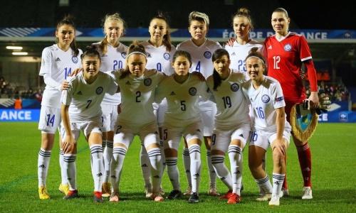 Объявлен стартовый состав женской сборной Казахстана на матч со Словенией