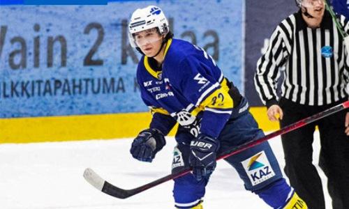 Казахстанский хоккеист забросил шайбу и помог своему клубу выйти в полуфинал плей-офф чемпионата Финляндии. Видео