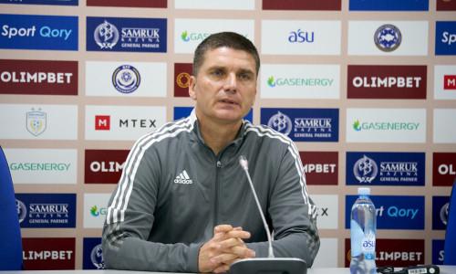 Благоевич высказался об игре с «Таразом», обсудил «проблемы» Томасова и оценил трансфер Влута