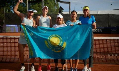 Казахстанские теннисистки прокомментировали первый матч на турнире Билли Джин Кинг