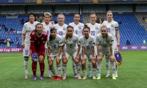 Объявлен стартовый состав женской сборной Казахстана на матч с Уэльсом