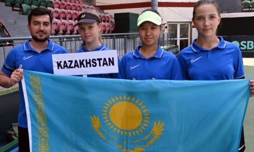 Казахстанские теннисистки узнали соперниц по квалификации чемпионата мира до 14 лет