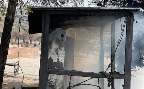 В Караганде сгорела трансформаторная подстанция в районе вокзала