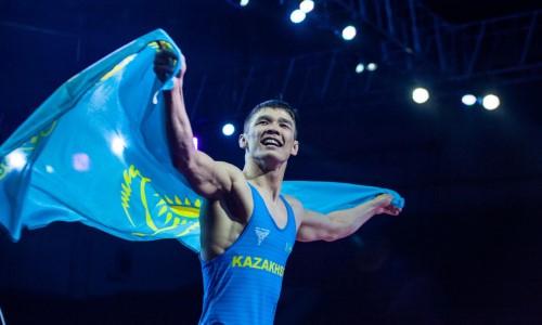 «Ехал с мыслями поднять наш флаг». Казахстанский борец оценил свою победу на чемпионате Азии