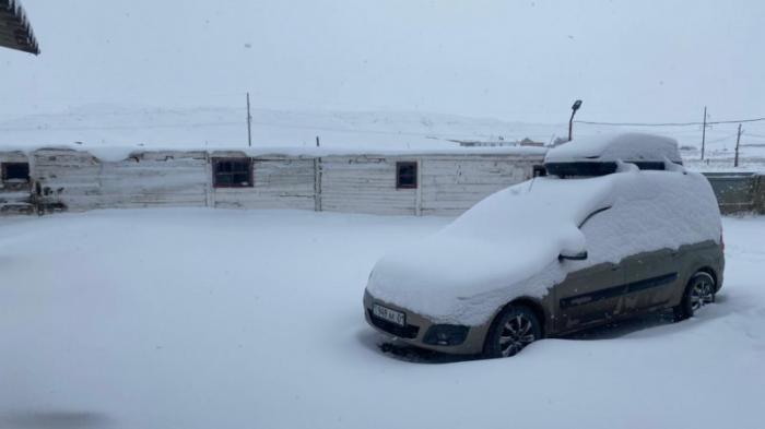 Обильный снег выпал в Карагандинской области
                25 апреля 2022, 10:48