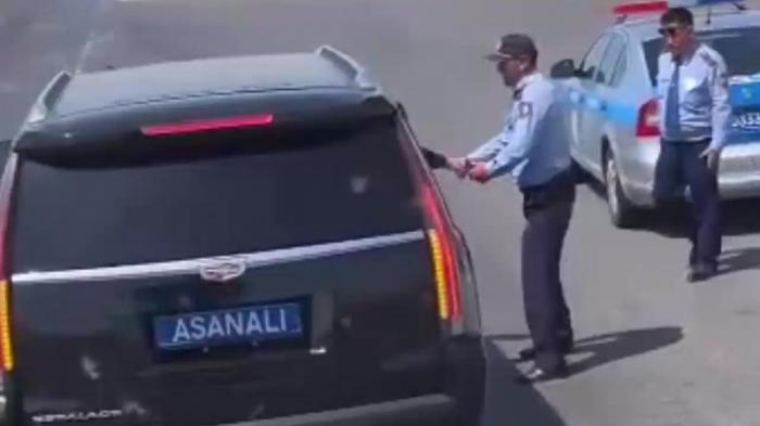 Надпись ASANALI на авто вместо госномера объяснили в полиции Кызылорды
                03 мая 2022, 12:59