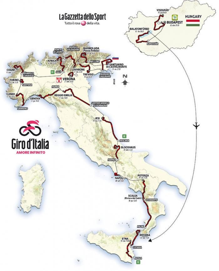 «Состав на генерал». Все, что нужно знать о «Джиро д’Италия-2022»