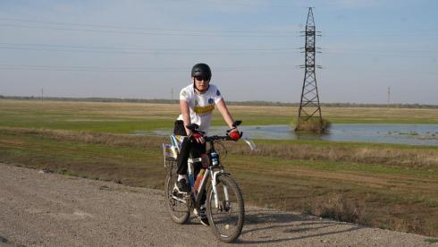 Карагандинец Ернат Мелсулы провёл одиночный велопробег и установил рекорд Казахстана