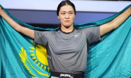 Казахстанка быстрым нокаутом проиграла дебютный бой в США на турнире по ММА за миллион долларов