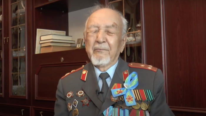 98-летний ветеран ВОВ поздравил казахстанцев
                07 мая 2022, 12:50