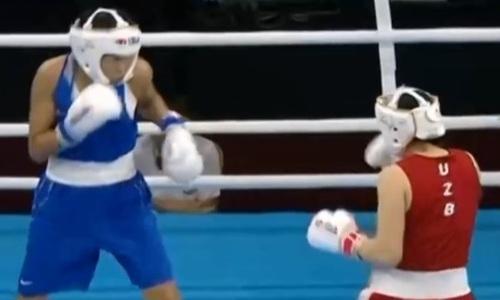 Первый бой Казахстан — Узбекистан состоялся на женском ЧМ-2022 по боксу