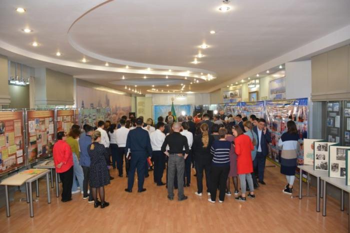 В СКО в честь 30-летия казахстанской полиции открыта передвижная выставка истории ОВД региона