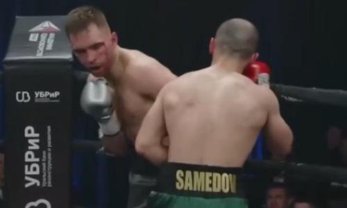 Видео боя казахстанского боксера против экс-чемпиона WBC и WBA с неожиданной концовкой