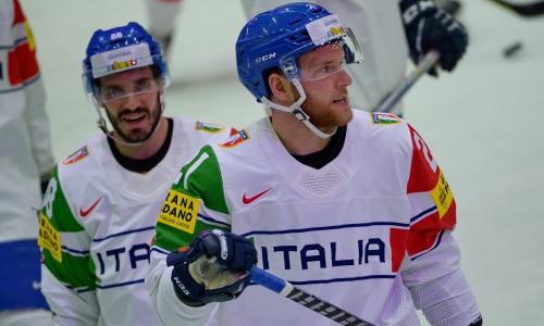 Игрок сборной Италии прокомментировал поражение от Казахстана на ЧМ-2022 по хоккею