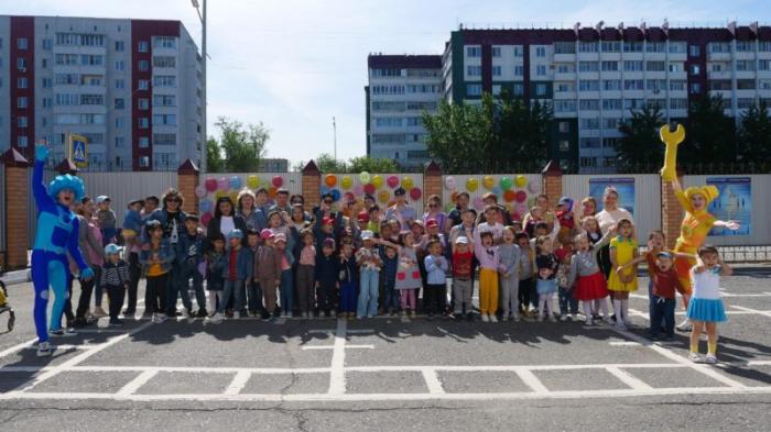 Праздник для детей организовали на плацу полиции Петропавловска