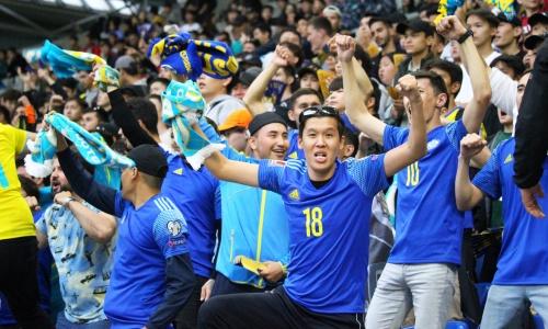 Стало известно количество зрителей на матче Казахстан — Азербайджан