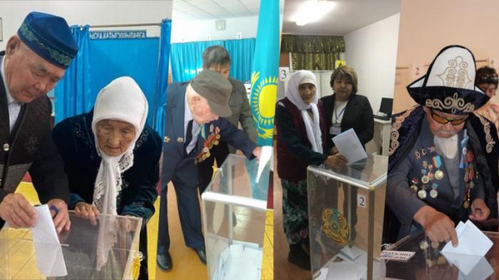 В регионах Казахстана одними из первых на избирательные участки пришли пожилые голосующие
                05 июня 2022, 13:05