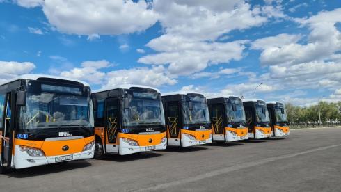 Одиннадцать новых автобусов вышли на линию в Сарани