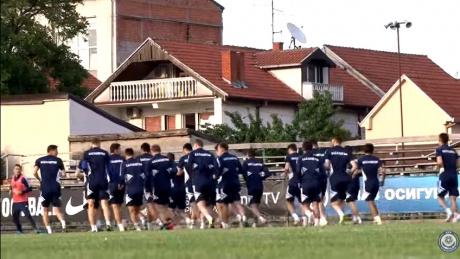 Как наши тренируются в Сербии. Видео