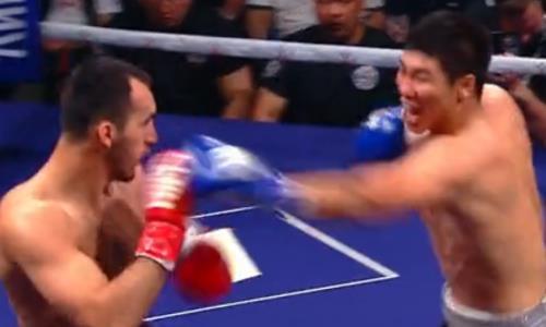 Бой казахского боксера из Узбекистана против чемпиона мира из России превратился в настоящий махач. Видео