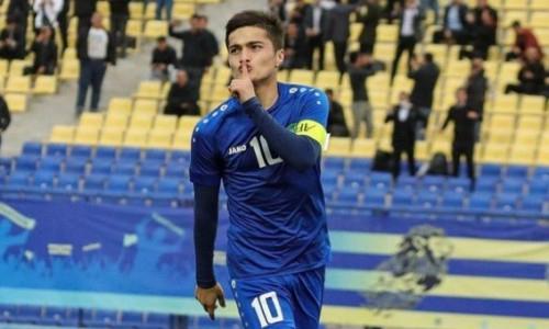Появилось видео победного супергола футболиста «Кайрата» за Узбекистан в полуфинале Кубка Азии