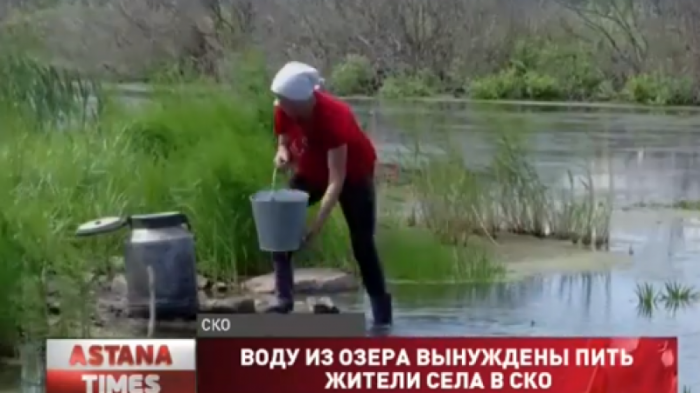 Жители села много лет пьют воду из озера в СКО
                17 июня 2022, 08:19
