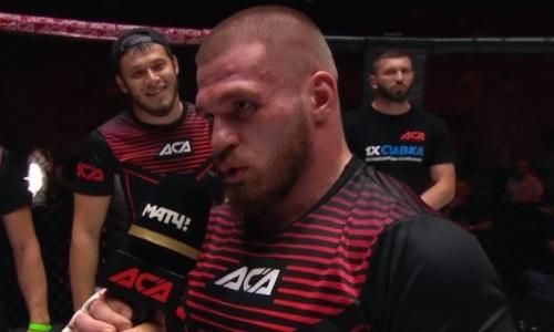 Казахстанский боец рассказал о хитрости перед победой над бывшим файтером UFC