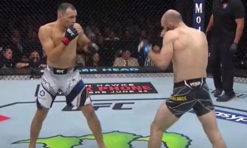Видео полного боя с пятой подряд победой Дамира Исмагулова в UFC