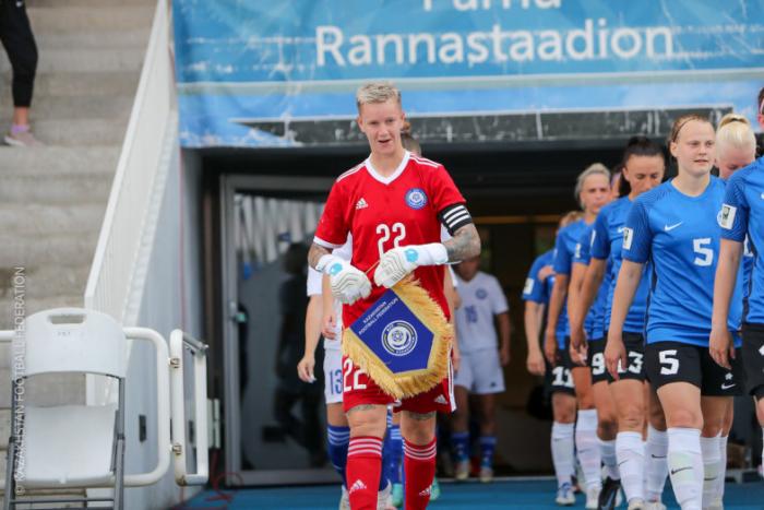 Фоторепортаж с матча отбора женского ЧМ-2023 Эстония – Казахстан