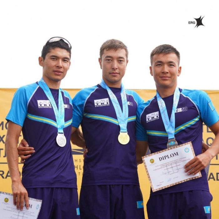 Триумфально выступили акмолинцы на чемпионате Казахстана по триатлону