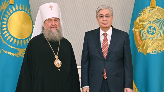 Токаев принял митрополита Астанайского и Казахстанского Александра
                01 июля 2022, 12:59