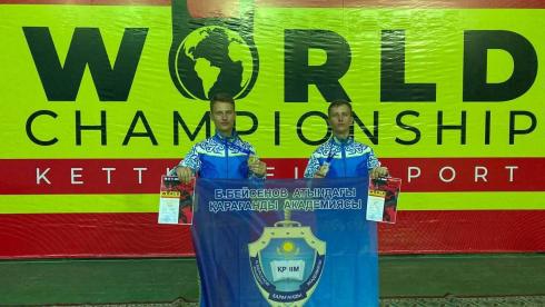 Золото и серебро чемпионата мира по гиревому спорту завоевали курсанты Карагандинской академии МВД РК
